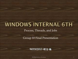 Windows Internal 6th