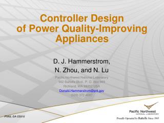 Controller Design of Power Quality-Improving Appliances
