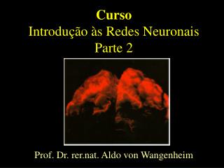 Curso Introdução às Redes Neuronais Parte 2