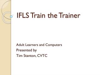IFLS Train the Trainer