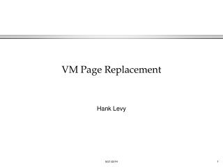 VM Page Replacement