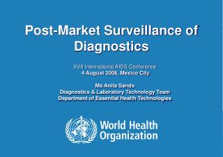 Post-Market Surveillance of Diagnostics