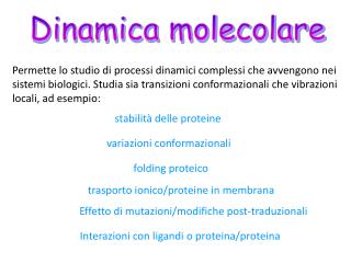 Dinamica molecolare