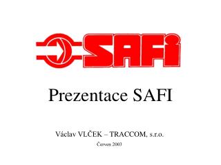 Prezentace SAFI