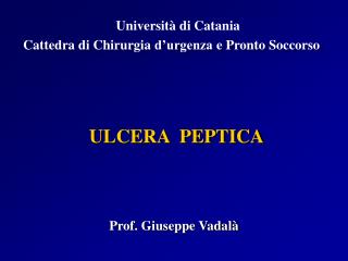 ULCERA PEPTICA