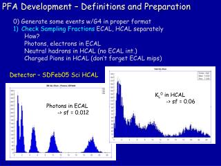 PFA Development – Definitions and Preparation