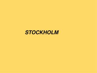 STOCKHOLM