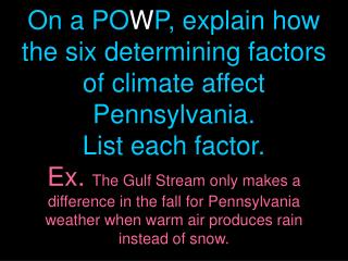 Have you experienced global warming?