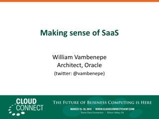 Making sense of SaaS