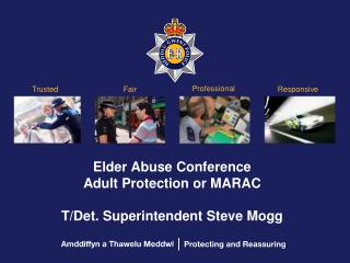 Elder Abuse Conference Adult Protection or MARAC T/Det. Superintendent Steve Mogg