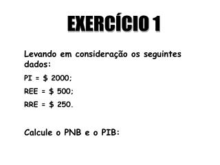 EXERCÍCIO 1