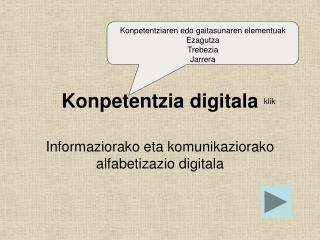 Konpetentzia digitala