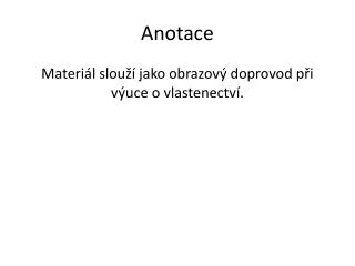 Anotace