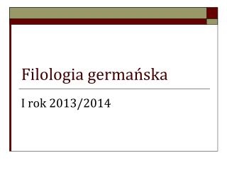 Filologia germańska