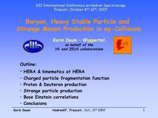 Baryon, Heavy Stable Particle and Strange Meson Production in ep-Collisions