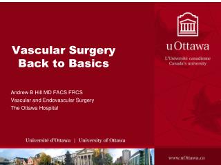 Vascular Surgery Back to Basics
