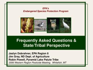 EPA’s Endangered Species Protection Program
