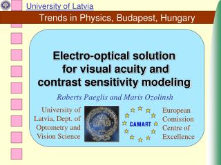 Trends in Physics, Budapest, Hungary