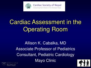 Cardiac Assessment in the Operating Room