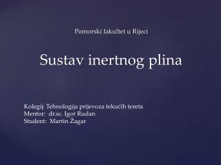 Sustav inertnog plina