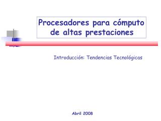 Introducción: Tendencias Tecnológicas