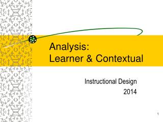 Analysis: Learner &amp; Contextual