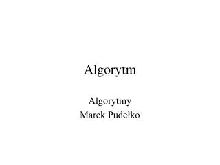 Algorytm