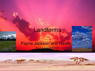 Landforms