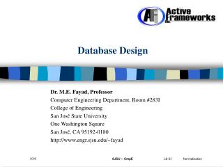 Database Design