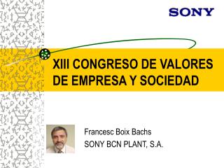 XIII CONGRESO DE VALORES DE EMPRESA Y SOCIEDAD