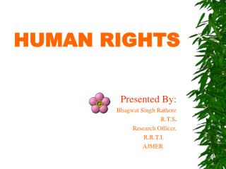 human rights presentation slideshare