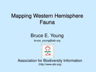 Mapping Western Hemisphere Fauna
