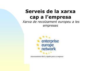 Serveis de la xarxa cap a l’empresa Xarxa de recolzament europeu a les empreses