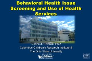 Behavioral Health Issue Screening and Use of Health Services