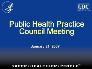 Public Health Practice Council Meeting