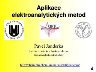 Aplikace elektroanalytických metod