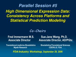 Parallel Session #5