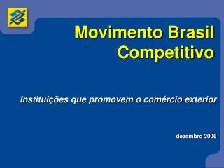 Movimento Brasil Competitivo