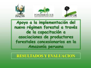 RESULTADOS Y EVALUACION