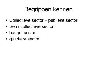 Begrippen kennen