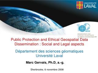 Marc Gervais, Ph.D, a.-g.