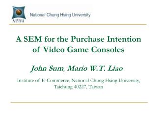 John Sum , Mario W.T. Liao