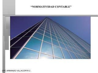 “NORMATIVIDAD CONTABLE”