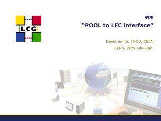 “POOL to LFC interface”