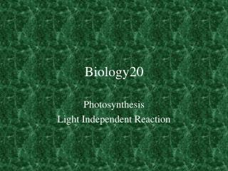 Biology20