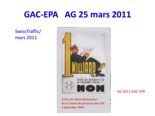 GAC-EPA AG 25 mars 2011