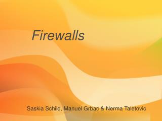 Firewalls