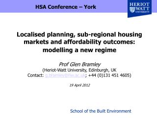 HSA Conference – York