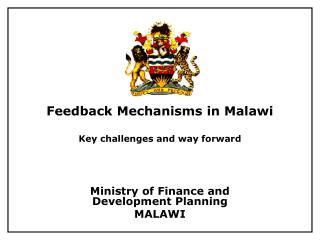 Feedback Mechanisms in Malawi Key challenges and way forward