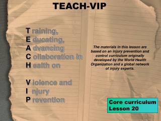 TEACH-VIP